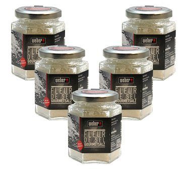 5x 100g Weber Fleur de Sel Gourmet Salz für 9,99€ (statt 25€)