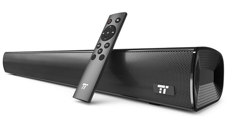 TaoTronics Soundbar TT SK017   21 Soundbar mit Bluetooth, 2 x 18 Watt für 45,99€ (statt 66€)