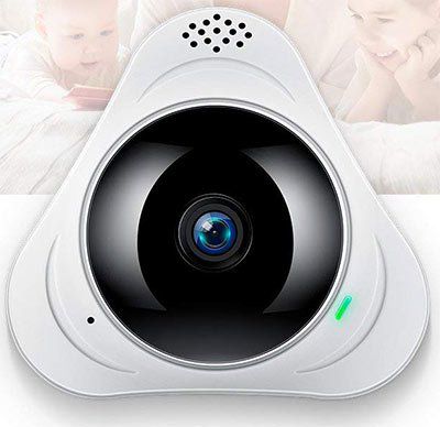 FREDI 360° WLAN Cam (720p) mit Fischaugenobjektiv für 18,80€ (statt 47€)