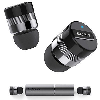 SAVFY BTD0163   Bluetooth Kopfhörer Mini In Ear mit Noise Cancelling für 52,49€ (statt 70€)