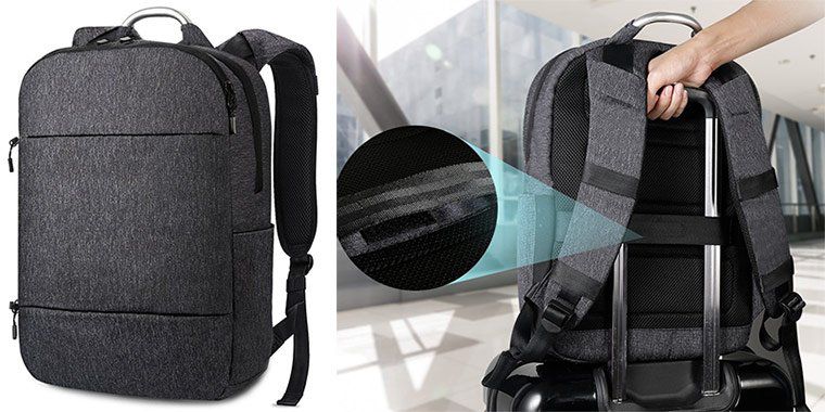 REYLEO RB21   Wasserabweisender Business Rucksack für 26€ (statt 36€)