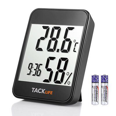 Tacklife HM02   Temperatur  und Feuchtigkeitsmesser mit LCD & vielen Funktionen für 9,99€ (statt 13€)