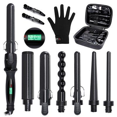 Parwin Pro   7 in 1 Lockenstabset mit 7 Aufsätzen für 38,99€