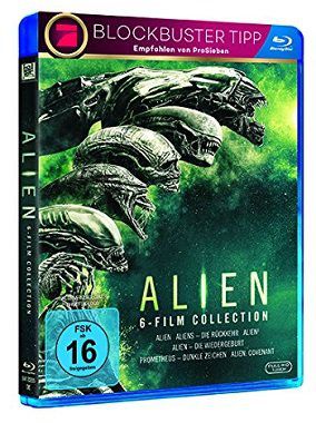 Alien 1 6 Collection auf Blu ray für 22€ (statt 29€)