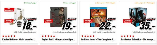 Indiana Jones   The Complete Adventures [Blu ray] für 22€ uvm. im Media Markt Dienstag Sale