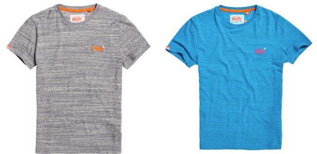 Superdry: 4 Orange Label T Shirts für 75€ (statt 90€)