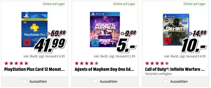 Sony Days of Play   Games schon ab 5€ beim Media Markt
