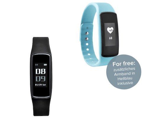 ADE AM 1700 FITvigo Aktivitätstracker für 49€ (statt 80€) + gratis 2. hellblaues Armband