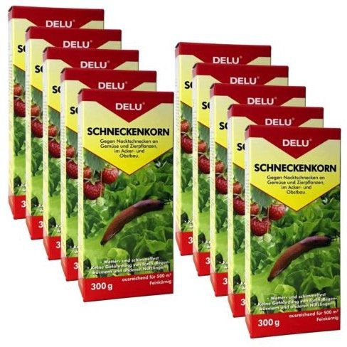 Delu Schneckenkorn 10er Pack (a 300g)  für 20,99€ (statt 29€)