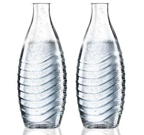 2er Pack Sodastream Glas Karaffen (ohne Deckel!) für 12,99€ (statt 20€)   Neuware ohne OVP