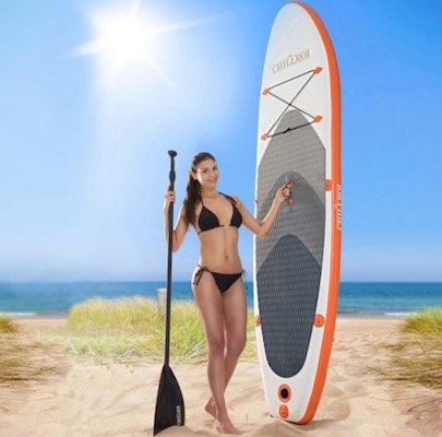 Stand Up Paddle Board aufblasbar inkl. Paddel & Pumpe für 254,15€ (statt 349€)