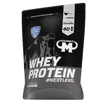 Vorbei! 1kg Mammut Whey Protein Vanille für 6,99€ (statt 15€)   Plus Produkt