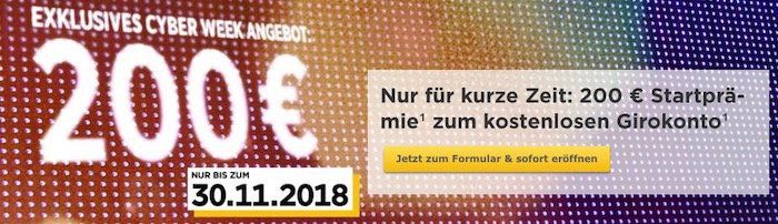 Letzter Tag! Kostenloses Commerzbank Girokonto mit 200€ Startguthaben   nur 0,01€ Mindestgeldeingang mtl.