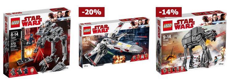 Karstadt mit 20€ Rabatt auf alles (ab 100€ MBW)   z.B. Lego Star Wars 75189 First Order Heavy Assault Walker ab 99,99€ (statt 119€)