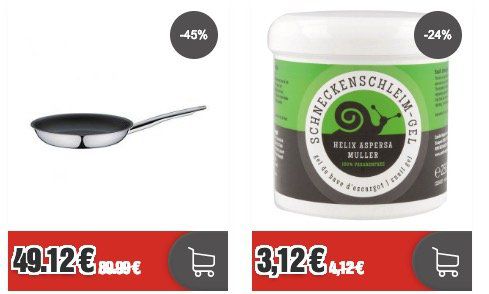 TOP12 Lagerräumung   z.B. Schneckenschleim Anti Aging Gel für 3,12€ (statt 10€)