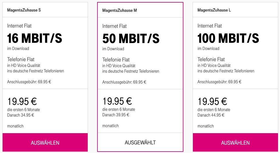 Telekom Magenta Zuhause (DSL Tarife) mit bis zu 320€ Cashback oder anderen Prämien + zusätzlich Magenta Vorteil möglich