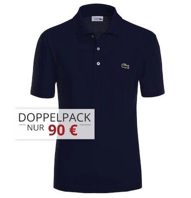 3er Pack Lacoste Waffel Pique Poloshirts in Regular Fit für 125€ (statt 155€)