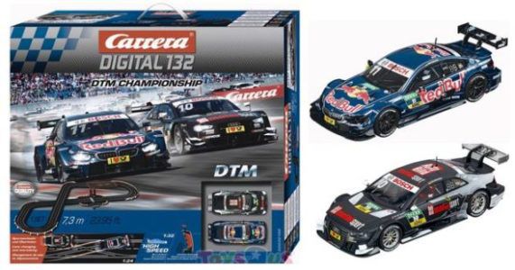 Carrera Digital 132   DTM Championship Autorennbahn für 199€ (statt 245€)