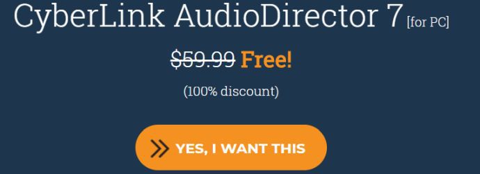 CyberLink AudioDirector 7 (Lifetime Lizenz, Windows) kostenlos