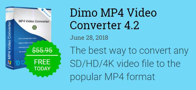 Dimo MP4 Video Converter 4.2 (Vollversion, Windows) kostenlos