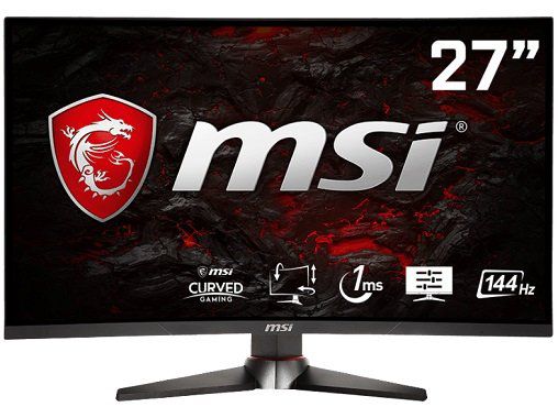 MSI OPTIX MAG27C   27 Zoll FullHD Gaming Monitor mit 144 Hz für 273,99€ (statt 320€)