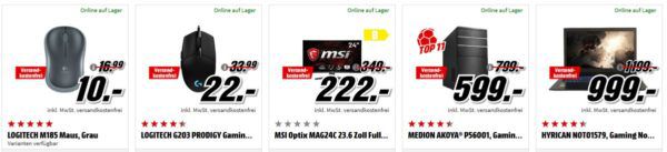 MSI Optix MAG24C Gaming Monitor für 222€ (statt 283€) uvm. im Media Markt Dienstag Sale