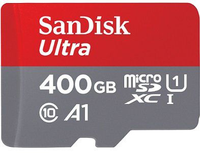 Sandisk Ultra A1 microSDXC (2021) mit 400GB für 32,99€ (statt 49€)