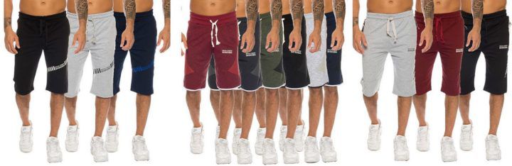 SHIKOBA Herren Shorts bis 3XL für je 12,90€