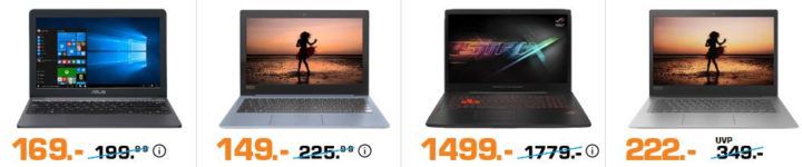 Saturn Late Night: günstige Notebooks z.B. ASUS GL702VS   17.3 Gaming Notebook i7 für 1.499€