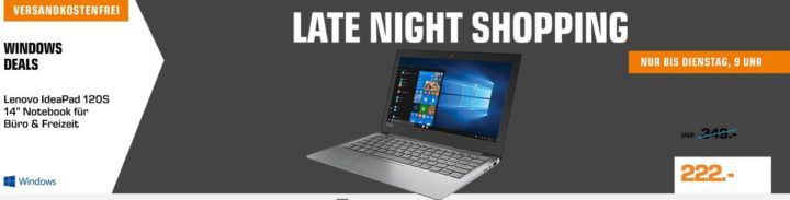 Saturn Late Night: günstige Notebooks z.B. ASUS GL702VS   17.3 Gaming Notebook i7 für 1.499€