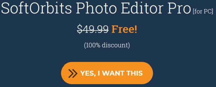 SoftOrbits Photo Editor Pro (Lifetime Lizenz, Windows) kostenlos