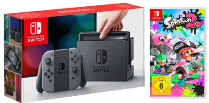 NINTENDO Switch Grau Konsole + Splatoon 2 ab 333€ (statt 391€)