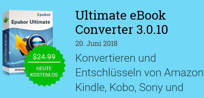 Ultimate eBook Converter 3 (Jahreslizenz, Windows) kostenlos