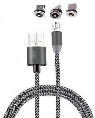 Cwxuan 3 in 1 magnetisches Ladekabel für 4,70€