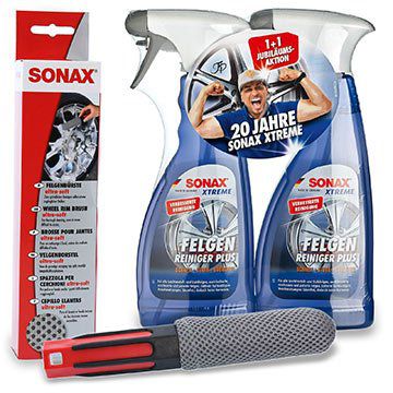 2x Sonax Xtreme Felgenreiniger 500ml + Bürste für 17,79€