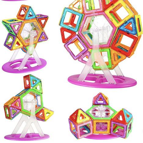🟨 Crenova – Bunte & magnetische Bausteine (50 tlg) für 13,42€ (statt 18€)