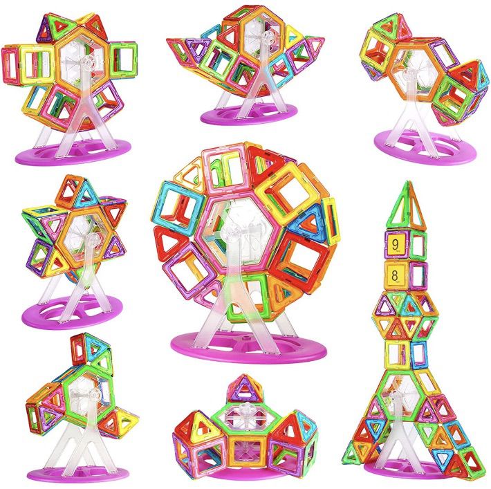 Crenova   Bunte & magnetische Bausteine (98 tlg) für 23,58€ (statt 37€)