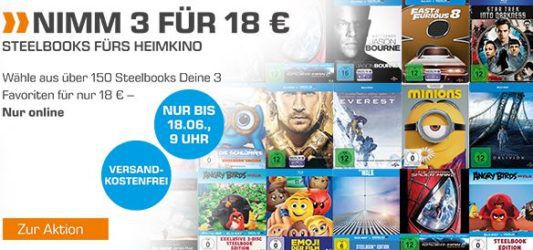 Saturn Entertainment Weekend Deals: z.B. Nolan Collection (4K Ultra HD Blu ray + Blu ray) für 84,99€ (statt 150€)