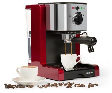 Klarstein Passionata Rossa   Espressomaschine mit 15 bar für 89,99€ (statt 98€)