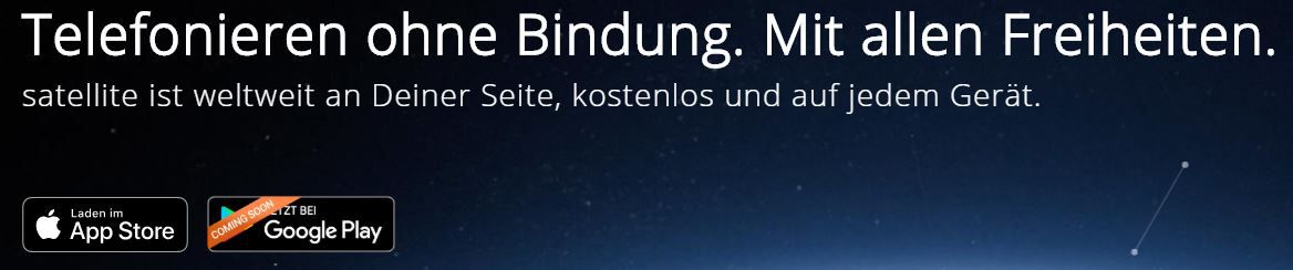 Satellite Plus: IP basierter Telefonie Dienst per In App Kauf