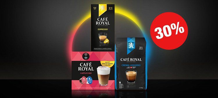 Café Royal mit 30% Rabatt (MBW: 39€)   VSK frei