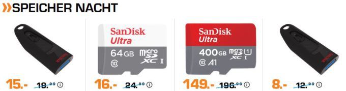 Saturn Late Night Sale: günstige Kopfhörer, Speicher und ext. Brenner