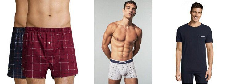 Lacoste Unterwäsche, Hosen und Shirts bei Vente Privee   z.B. Boxershort für 9,99€