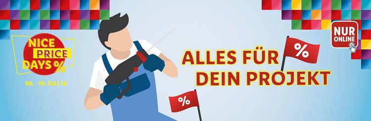 20% Rabatt auf Elektro , Gartenwerkzeuge und Malerzubehör bei LIDL