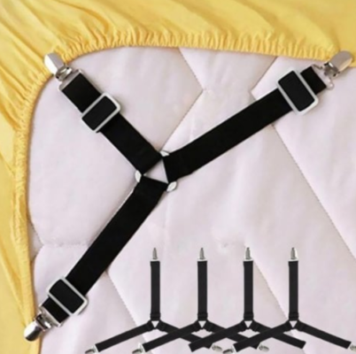 4 teiliges Set Gocomma Bettbezug Befestigung für 4,80€