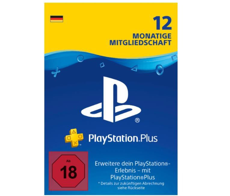 PlayStation.Plus 12 Monate für 39,99€ (statt 57€)