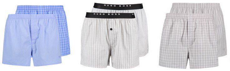 Verschiedene Hugo Boss Boxershorts im 2er Pack ab 29,37€ (statt 40€)