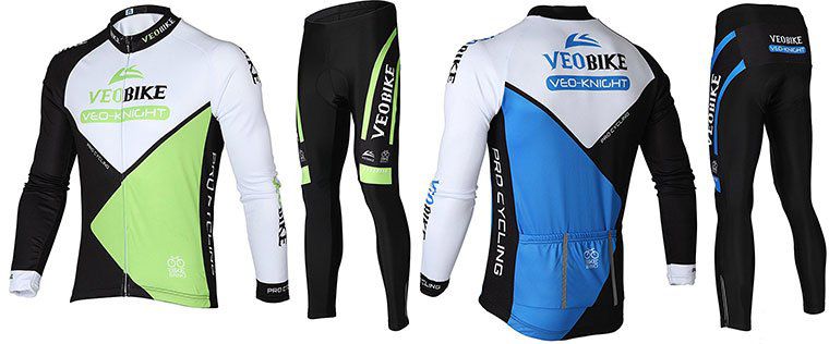 Asvert Fahrradbekleidungs Set (Langarmtrikot & Hose) für 9,99€ (statt 20€)