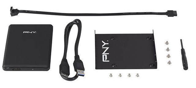 Vorbei! PNY P 91008663   Externes Upgrade Kit SSD für 7€ (statt 18€)