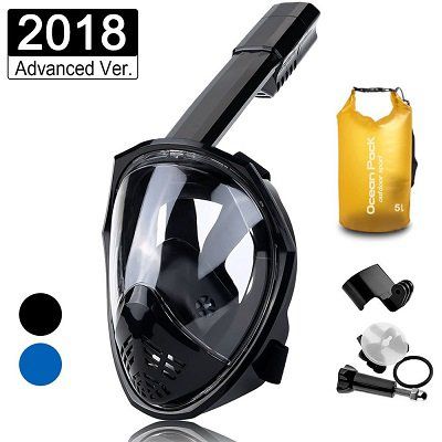 Schnorchelmaske mit wasserdichter Tasche und GoPro Halterung für 27,99€ (statt 40€)